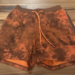 Lululemon Athletica Burnt Orange Men's Shorts